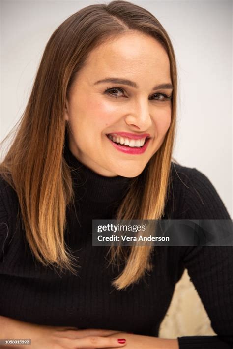 Natalie Portman At The Vox Lux Press Conference At The Four Seasons
