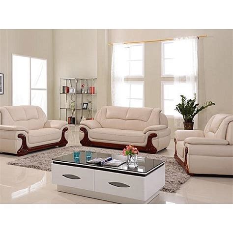 Superior Furniture Leather Sofa Sets 6 Seater Cream White Latest Sofa