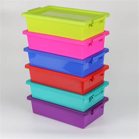 Square Portable Plastic Storage Box With Lid Excellent Quality Pp
