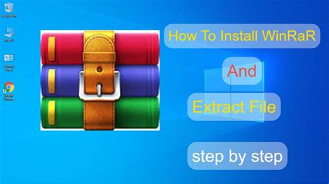 How To Install Winrar On Windows 10 How To Extract Zip File Youtube