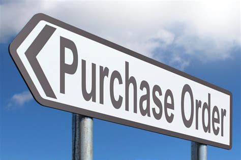 Purchase Order - Highway Sign image