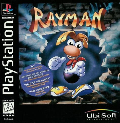 Rayman 1995 Playstation Box Cover Art Mobygames