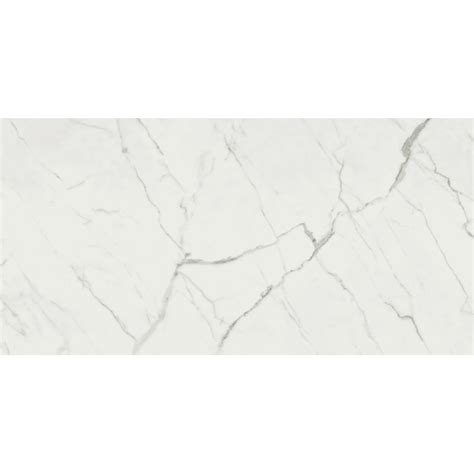 Satori Statuario Polished 24 In X 48 In Polished Porcelain Marble Look