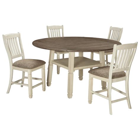 Ikea drop leaf outdoor dining table: Signature Design by Ashley Bolanburg Relaxed Vintage 5 ...