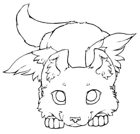 Coloring Pages Of Baby Wolves At Free Printable