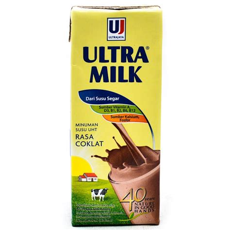 Ultra Milk Coklat 200ml Susu Uht Susu Kotak Jumbo Super Center