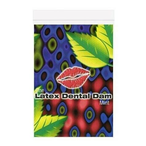 10 mint flavored trust oral sex latex dental dam condom sheet barrier for sale online ebay