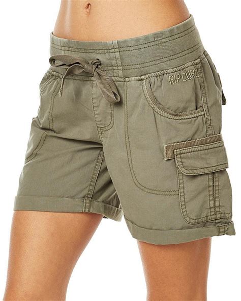 rip curl almost famous ii short womens casual cargo shorts gwaay1 vetiver ebay