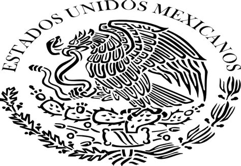 Coat Of Arms Of Mexico Golden Linear Png File Pngstrom