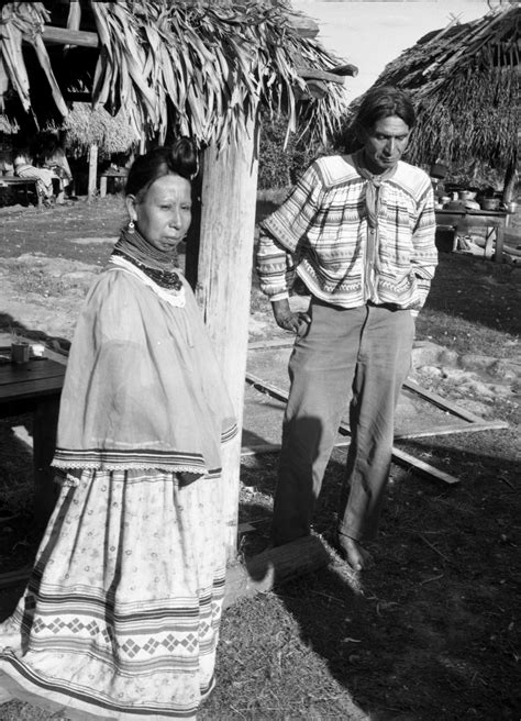 Florida Memory Seminole Woman And Man
