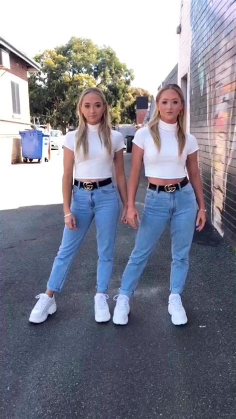 Tiktok · The Rybka Twins Twin Outfits Twins Fashion Matching Outfits