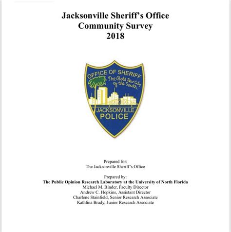 Jacksonville Sheriff Office releases community survey results – Action