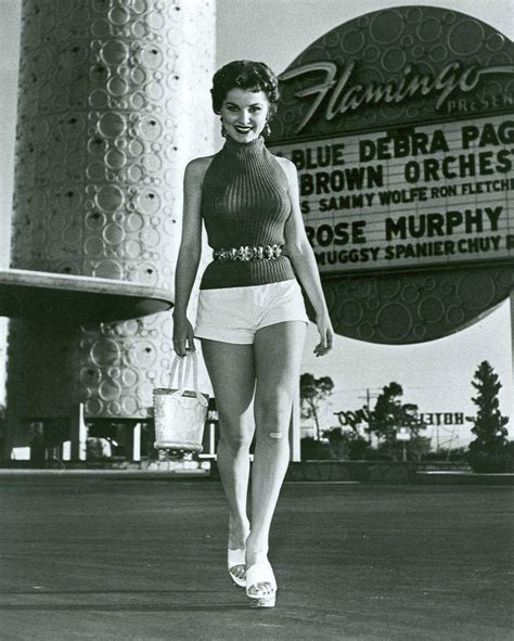 The Nifty Fifties Debra Paget At The Flamingo Hotel Las Vegas