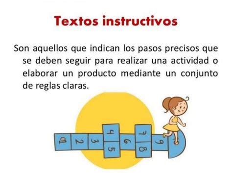 Características del texto INSTRUCTIVO con EJEMPLOS