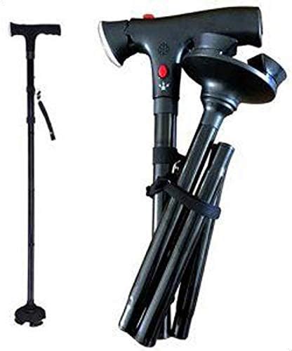 Ultimate Magic Cane Folding Walking Stick Height Adjustable Lightweight