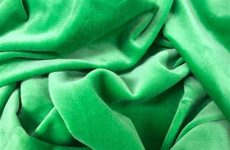 Green Cotton Velvet Fabric The Stripes Company The Stripes Company
