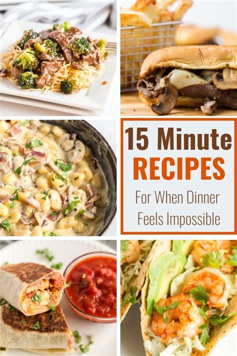 15 Minute Dinners Here Are 5 Recipes For This Week Dinner Recipes