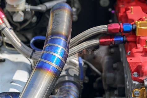 Welded Seam On Stainless Steel Pipe In Race Car Stock Photo Image Of