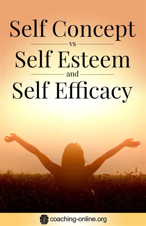 Self concept is defined as how someone evaluates, perceives & thinks about himself. Self Concept vs Self Esteem and Self Efficacy