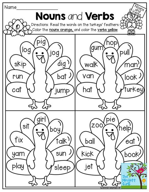 Why noun and verb games for young learners? Coloring Noun Worksheet For Grade 1 | Coloring Worksheets