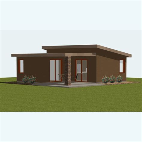 Studio600 Small House Plan Small Modern Home Guest House Plans