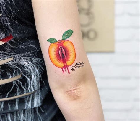 Peach Pussy Tattoo By Andrea Morales Photo