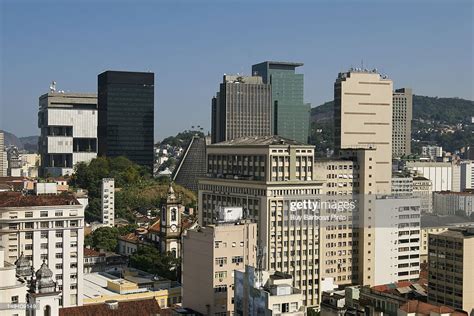 Centre Of Rio De Janeiro Downtown Stock Photo Getty Images