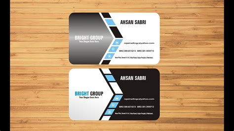 Coreldraw Tips And Tricks Business Card Design Tutorial Youtube