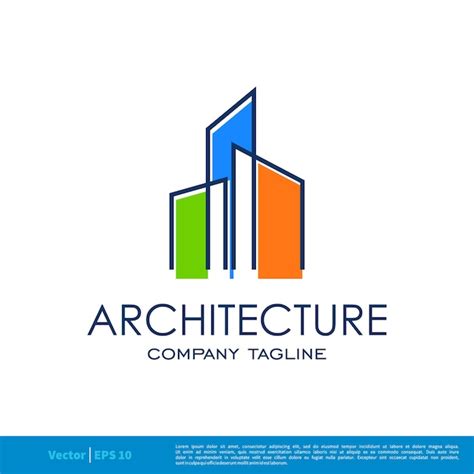 Premium Vector Architect Tower Building Icon Vector Logo Template