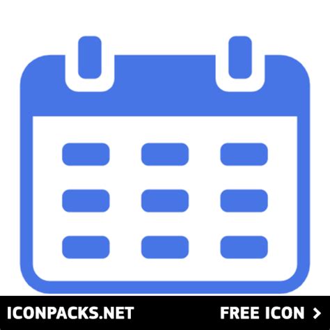 Free Blue Calendar Svg Png Icon Symbol Download Image