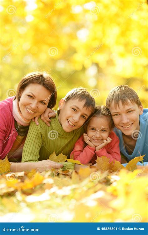 Mother With Her Children Stock Image Image Of Face Daughter 45825801