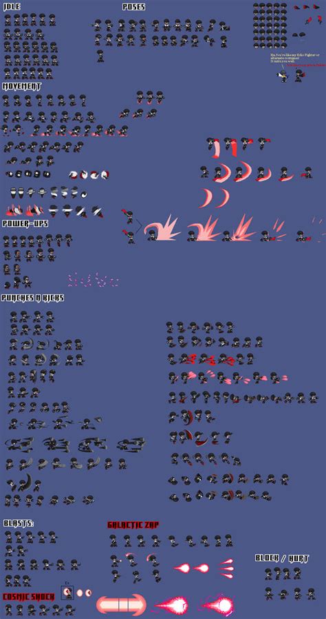 Anti Chaos Sprites Sheet By Chaoticprince7 On Deviantart