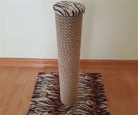 Diy Cat Scratching Post 4 Steps With Pictures Instructables