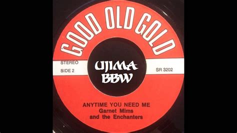 Garnet Mimms And The Enchanters Anytime You Need Me Good Old Gold