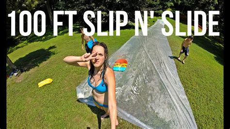 100 Foot Slip N Slide Gopro Youtube
