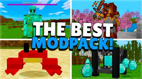 The Best Survival Modpack For Minecraft Pocket Editionbedrock Mcpe