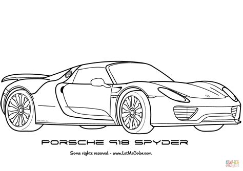 Coloring Pages Porsche - Coloring Home