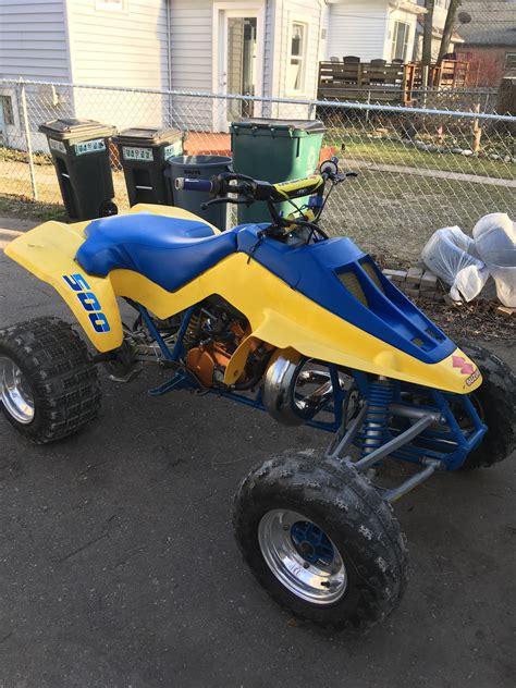 They have the power to make the manliest of man, into a little boy. 1987 Suzuki lt500r aka "quadzilla", fastest production atv ...