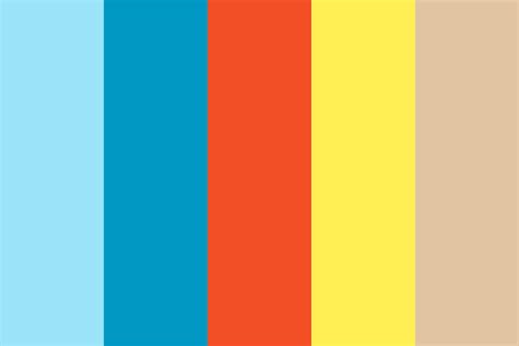 Life Aquatic Wes Anderson Color Palette