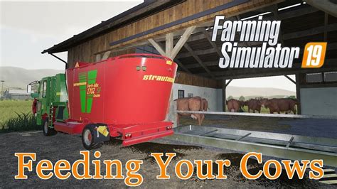Farming Simulator 19 Animal Food Prosses Mixing Youtube