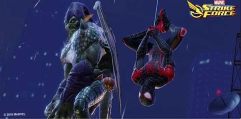 Marvel Strike Force Introducing Miles Morales Green Goblin And