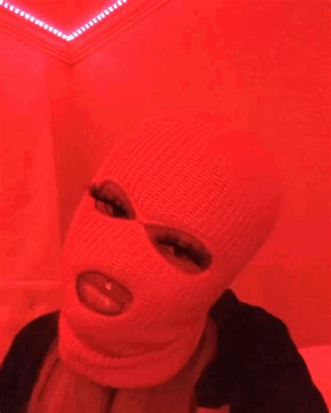 Smoking Aesthetic Gif Ski Mask