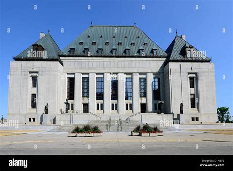 Supreme Court Ottawa Ontario Canada National Capital City Stock Photo