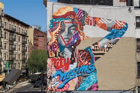 Big City Of Dreams Mural In Broome St SoHo NYC By Tristan Eaton