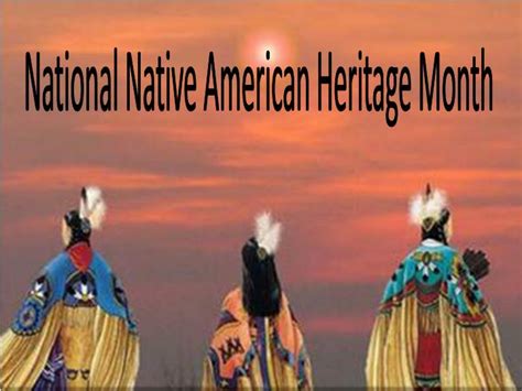 Ppt National Native American Heritage Month Powerpoint Presentation