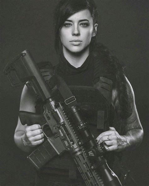 Alex Zedra Alex Zedra Military Girl Girl Guns
