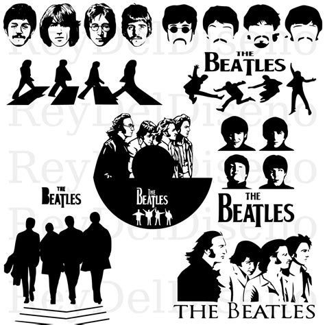 The Beatles Svg Files For Cricut Clipart The Beatles Rock Etsy Canada
