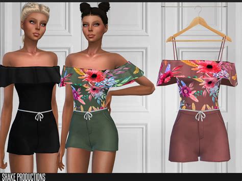 The Sims Resource Shakeproductions 176 Jumpsuit
