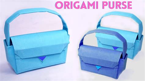 Origami Purse How To Make Paper Handbag Paper Bag Making Ideas