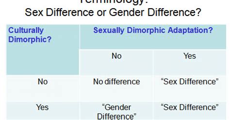 Sex Difference Vs Gender Difference Oh Im So Confused Psychology